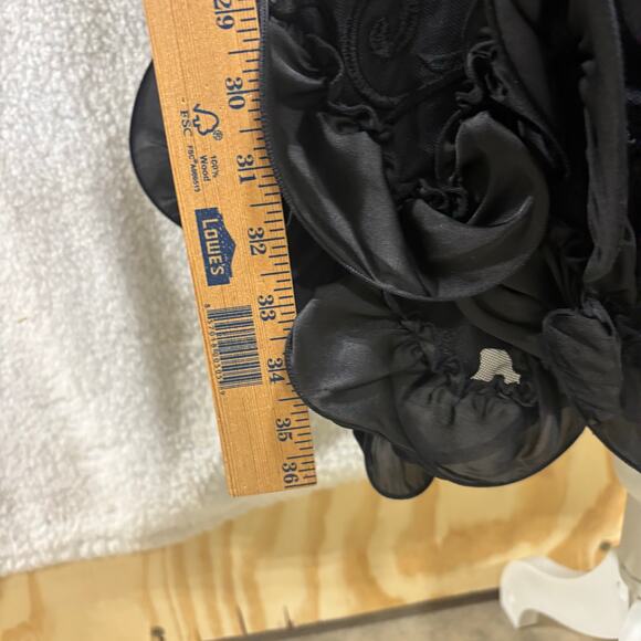 Guess Los Angeles Black Embroidered Mesh Dress 14 Overlay Ruffle Hem 
Black tie - Picture 6 of 11